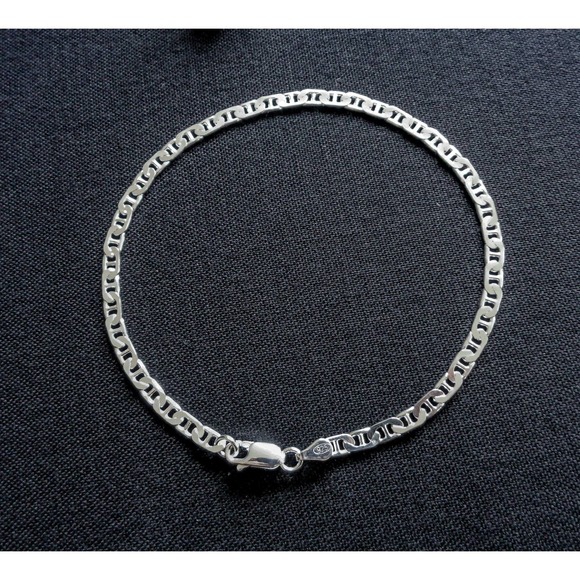 Ankle Bracelet For Women, 925 SOLID Sterling Silver Mariner Anklet, Foot Jewelry - Picture 1 of 5